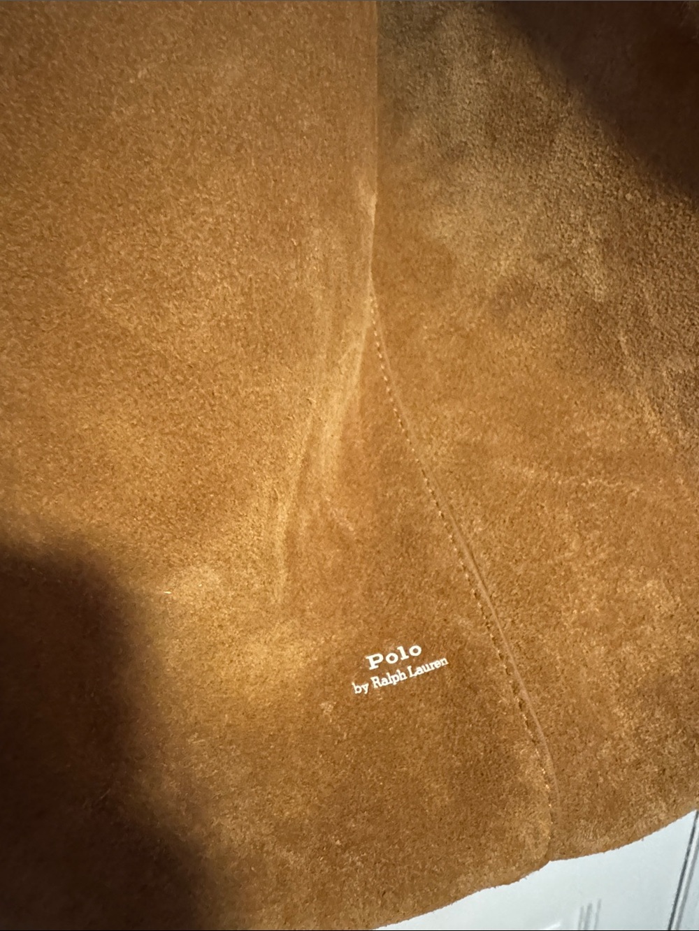 Polo by Ralph Lauren Brown Suede Tote Bag - Picture 3 of 12